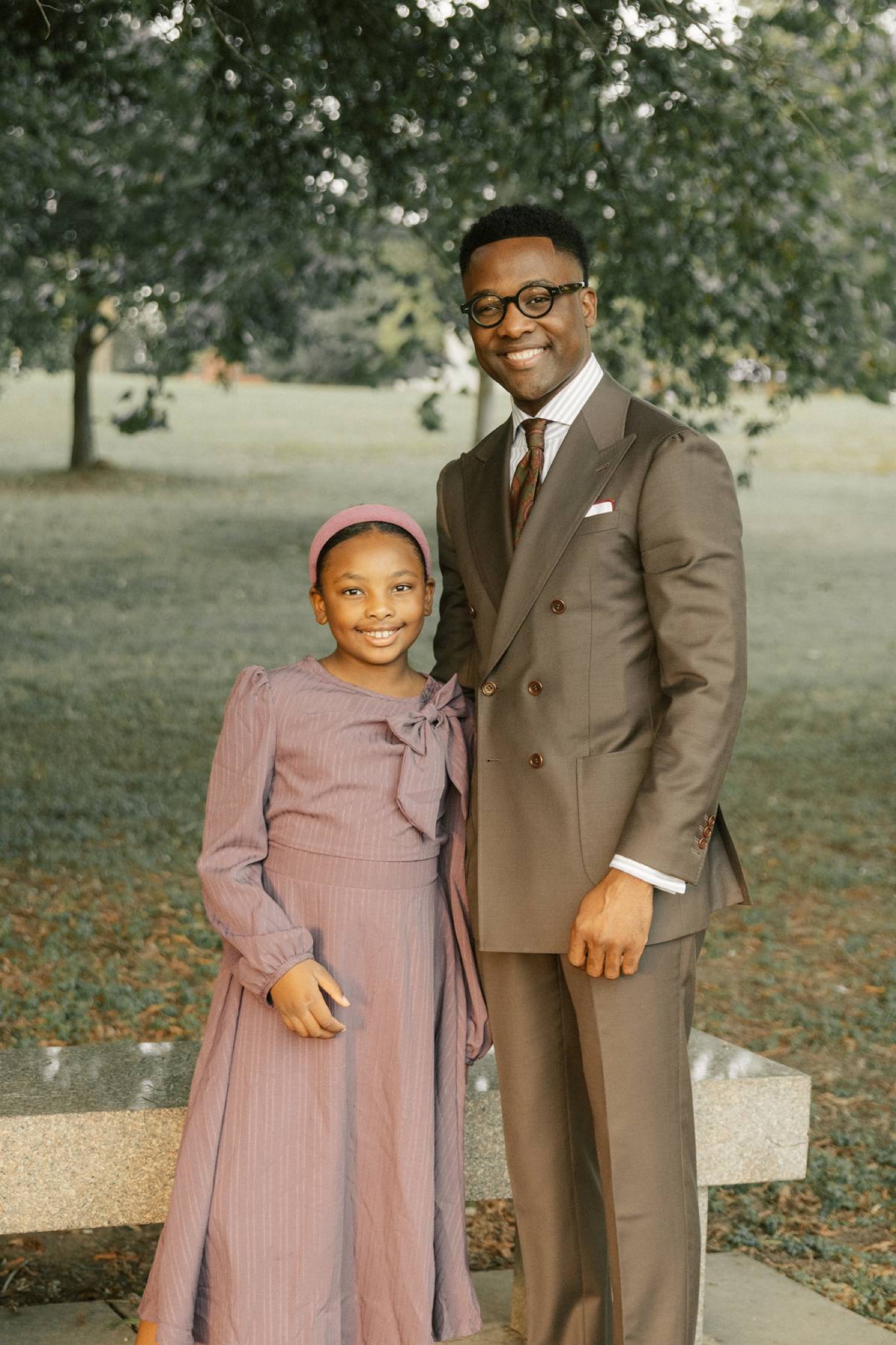 Pastor JL Jones with his daughter Maevrie